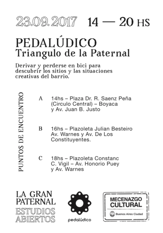 Flyer Triangulo De La Paternal PedaLudico 2017 09 22